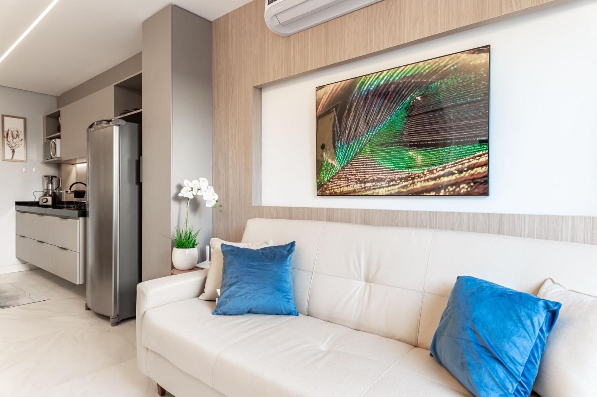 Apartamento Flat Com Piscina Privativa No Centro De Porto *